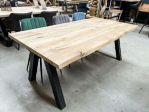 Tafelblad boomstam - Massief eiken - 40 mm