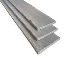 Massief eiken planken - 19 mm - 19,5 x 250 cm - Middle Grey