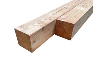 Paal - Lariks - 140 x 140 mm - Geschaafd - ACTIE!