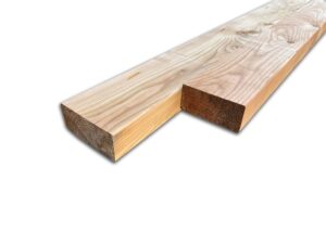 Geschaafde Lariks tuinhout balk in de maat 63 x 135 mm