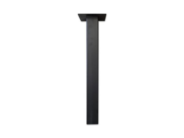 Kolompoot zwart gepoedercoat metaal. Met en hoogte van 73 cm en kokerdikte van 8x8 cm een mooie tafelpoot voor onder uw tafelblad. Bij Bouwie ruim op voorraad voor een zeer scherpe prijs