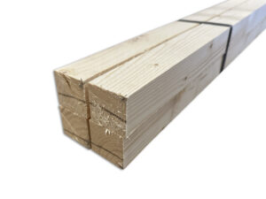 Bundel met 4 vuren balkjes met kopmaat 42 x 45 mm