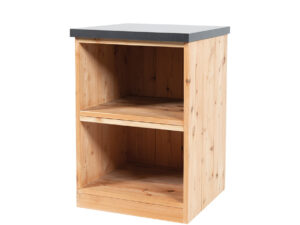 Buitenkeuken kast - 62 x 62 cm - Douglas & Antraciet kunststof