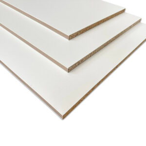 Meubelpaneel - Wit met houtlook rand - ABS - 18 mm