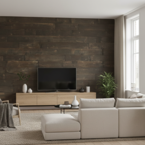 Barnwood planken - donker bruin - 13 mm