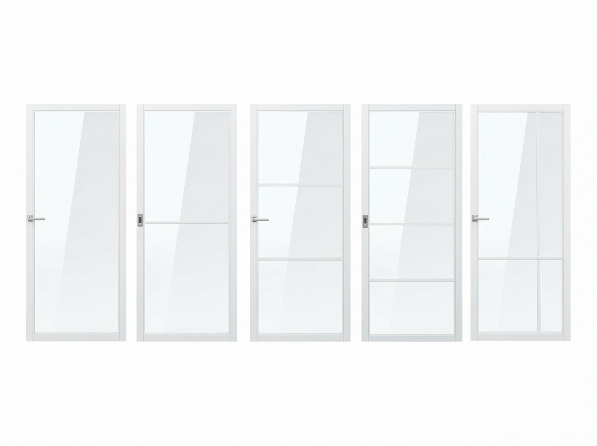 Staal look deur - "Linden" - Afbeelding 2