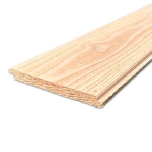 Dubbel Lip - Dakbeschot - Douglas - 2e Sortering - 18 x 195 mm