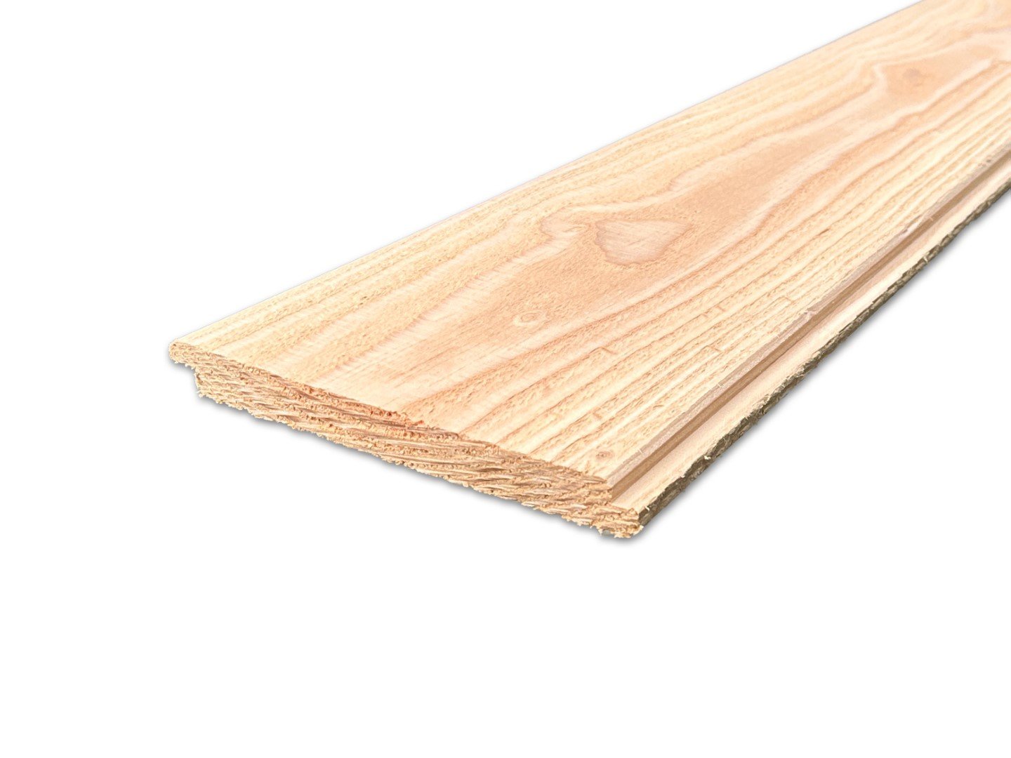 Dubbel Lip - Dakbeschot - Douglas - 2e Sortering - 18 x 195 mm