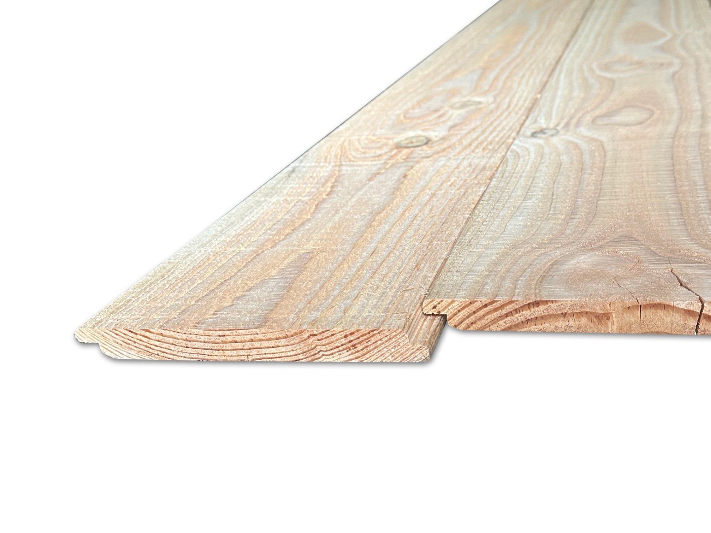 Dubbel Lip - Dakbeschot - Douglas - 2e Sortering - 18 x 195 mm - Afbeelding 3