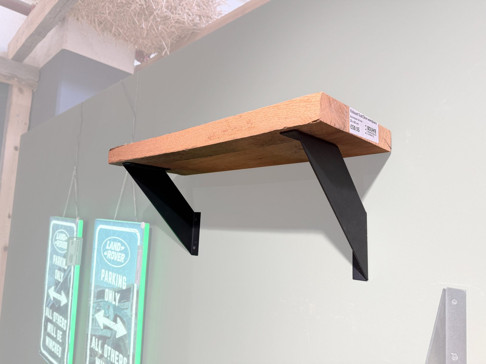 Plankdrager BOU 7 - Zwart gepoedercoat - Afbeelding 2