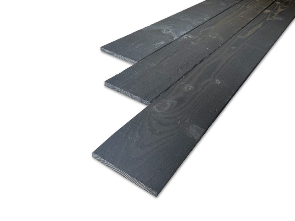 Plank zwart douglas