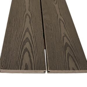 Vlonderplank - Massief composiet - Bruin eiken 1 - 20 x 140 mm
