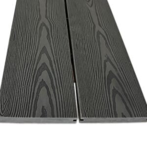 Vlonderplank - Massief composiet - Antraciet eiken 4 - 20 x 140 mm